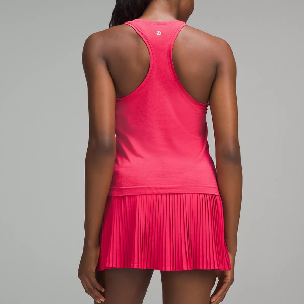 Lululemon Swiftly Tech Racerback Tank Top Size 10 Color Cherry Mist🍒